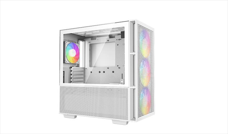 Корпус Deepcool CH560 WH без БП, боковое окно (закаленное стекло), 3x140мм ARGB вентилятор спереди и 1x120мм ARGB вентилятор сзади, белый, ATX (CH560 WH) фото 2