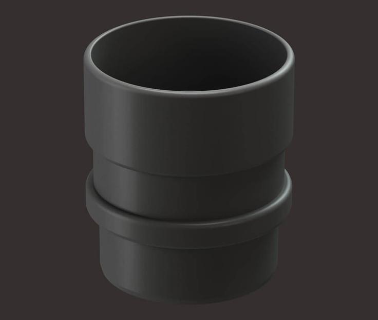 Муфта соединительная для водостока Döcke Lux графит опт фото 1
