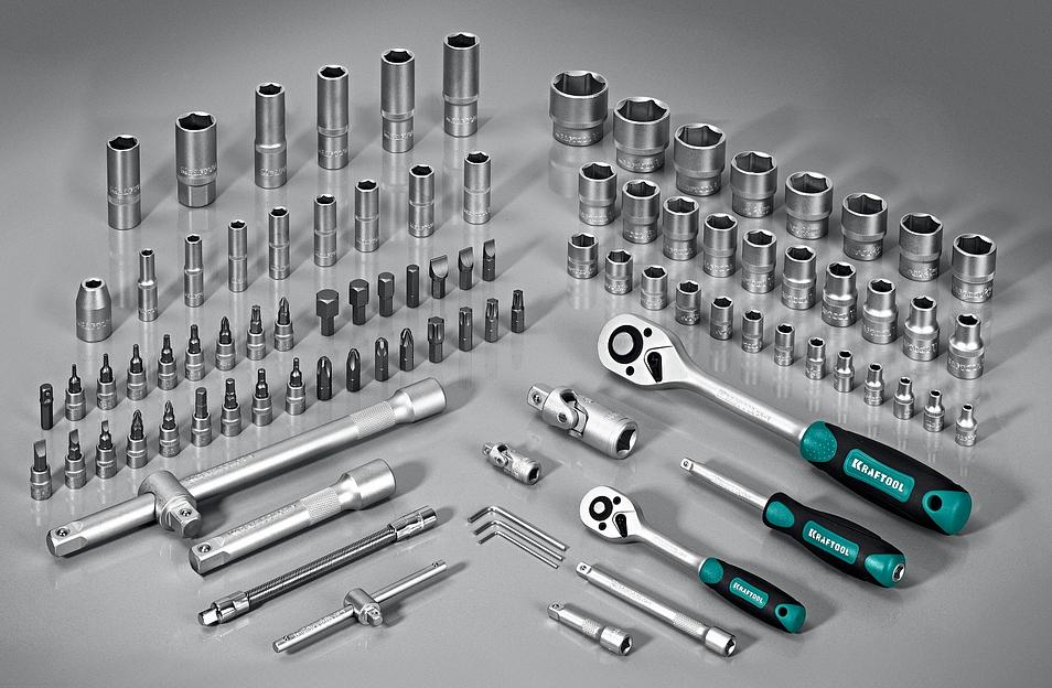KRAFTOOL X-Drive 94, 94 предм., (1/2″+1/4″), универсальный набор инструмента (27883-H95) фото 10