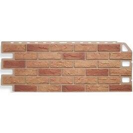 Фасадная панель Альта-Профиль Кирпич Бежевый Комби фото 1