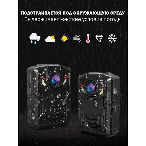 Персональный носимый видеорегистратор RIXET–RX9 FULL HD фото 4