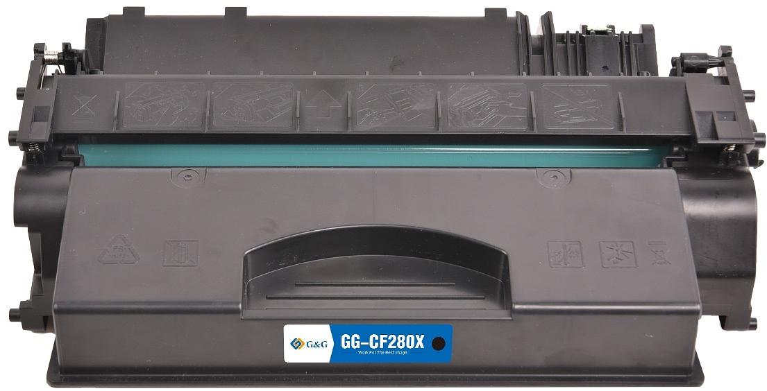Картридж лазерный G&G GG-CF280X черный (6900стр.) для HP LJ P2035/P2055d/Pro 400 M401/MFP M425 фото 3