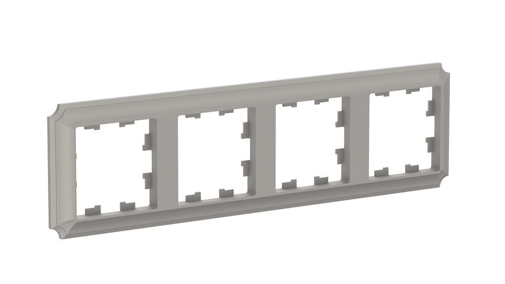 ATLASDESIGN ANTIQUE 4-постовая рамка, универсальная, ШАМПАНЬ фото 2