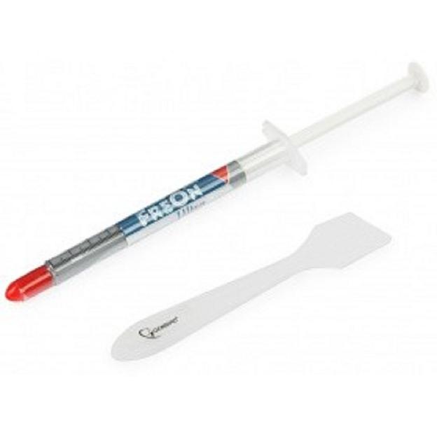 Термо паста Gembird FreOn ULTRA GF-21-1.5 для радиаторов, 1,5гр, шприц фото 1