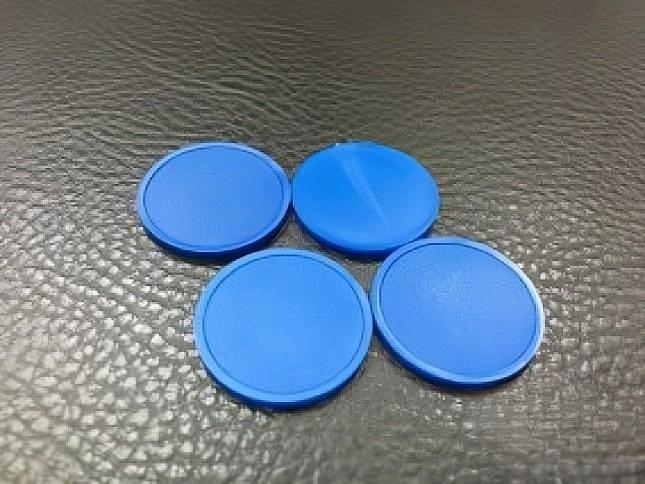 Жетон-маркер голубой 50 шт ОПТ фото 1