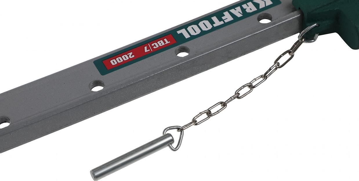 Струбцина с Т-образным профилем (вайма) KRAFTOOL TBC/7 2000/55 мм фото 4