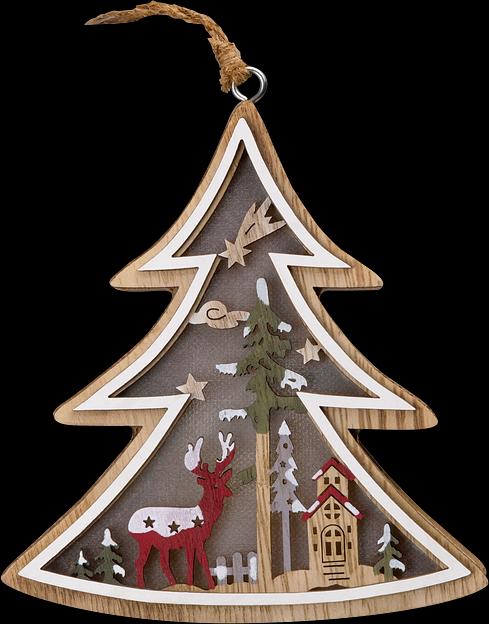 Гирлянда новогодняя светодиодная NGF-D045-04 игрушка елочка Navigator Group 30657 фото 1