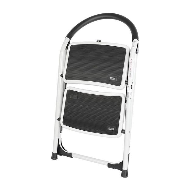 Стремянка Deli Стремянка стальная двухступенчатая Deli DL509012 макс.высота 460мм, до 150кг, ступени 360x270мм фото 3