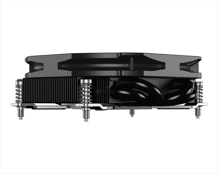 Cooler ID-Cooling IS-30A BLACK AM5/AM4 низкопрофильный высота 30mm ( TDP 100W, PWM, 4 тепл.трубки прямого контакта, FAN 92mm) BOX фото 5