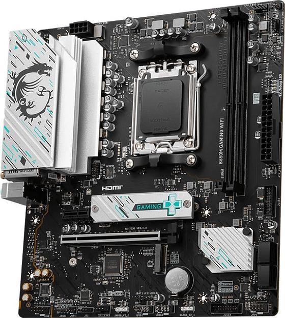 Материнская плата MSI B650M GAMING WIFI SocketAM5 AMD B650 2xDDR5 mATX AC`97 8ch(7.1) 2.5Gg RAID+VGA+HDMI+DP фото 2