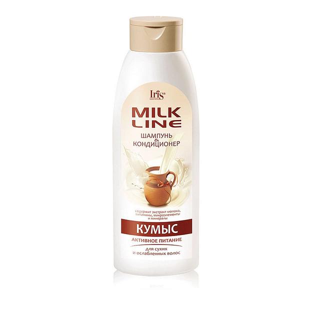 Iris cosmetic молочная шампунь-кондиционер кумыс укр 1л фл фото 1