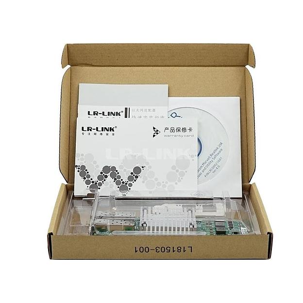 Сетевой адаптер PCIE 10GB FIBER 2SFP+ LREC9812AF-2SFP+ LR-LINK фото 2
