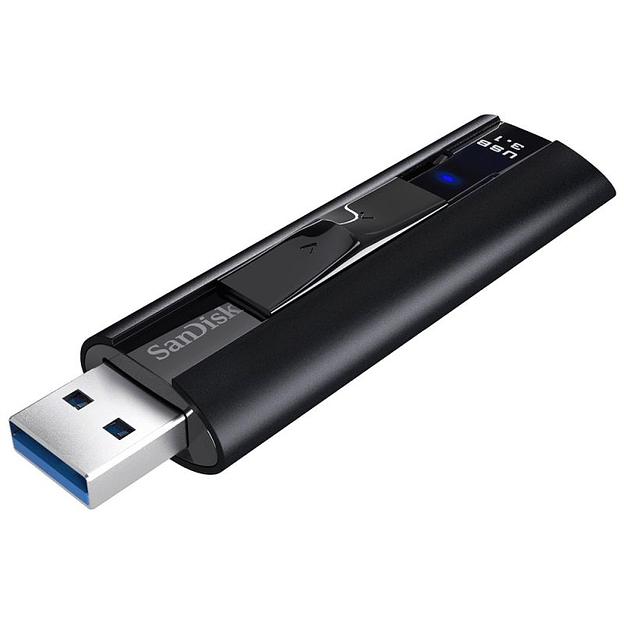 Флеш Диск Sandisk 128Gb Extreme Pro SDCZ880-128G-G46 USB3.0 черный фото 2