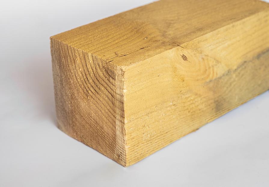Брус нестроганный, естественной влажности 100*100*6000 фото 1