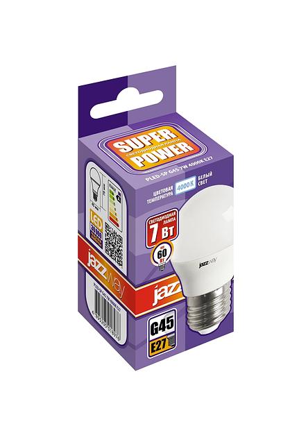 Лампа светодиодная LED 7Вт E27 4000К шар фото 2