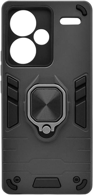 Чехол (клип-кейс) BoraSCO для Xiaomi Redmi Note 13 Pro+ Anti-Shok Case черный (52500) фото 1