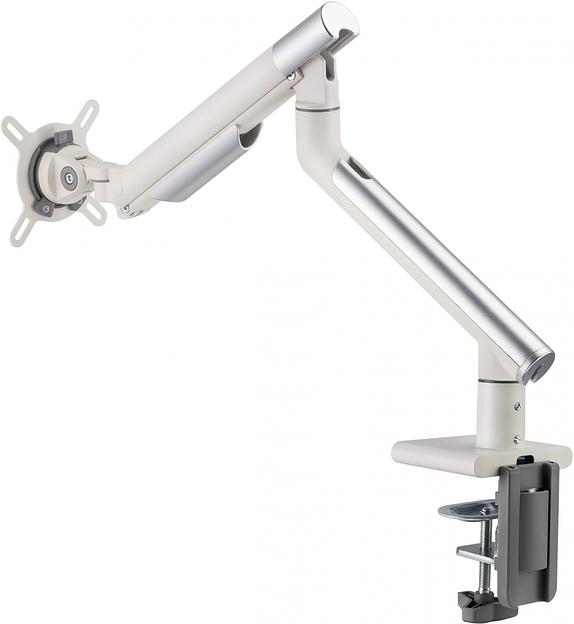 Кронштейн для мониторов Ultramounts UM713W белый 17"-32" макс.9кг крепление к столешнице поворот и наклон фото 3