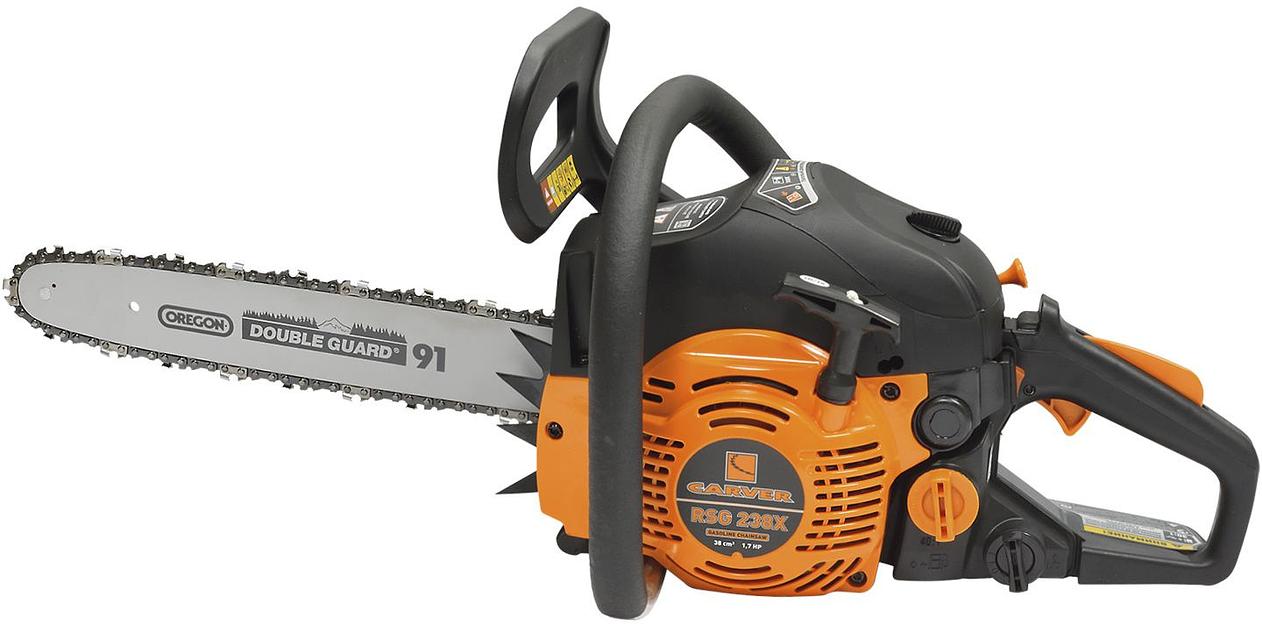 Пила бенз. CARVER RSG 238Х [01.004.00051] { картон (Шина 14" Oregon 140SDEA041, Цепь Oregon 91P052)(60 шт/пал } фото 1