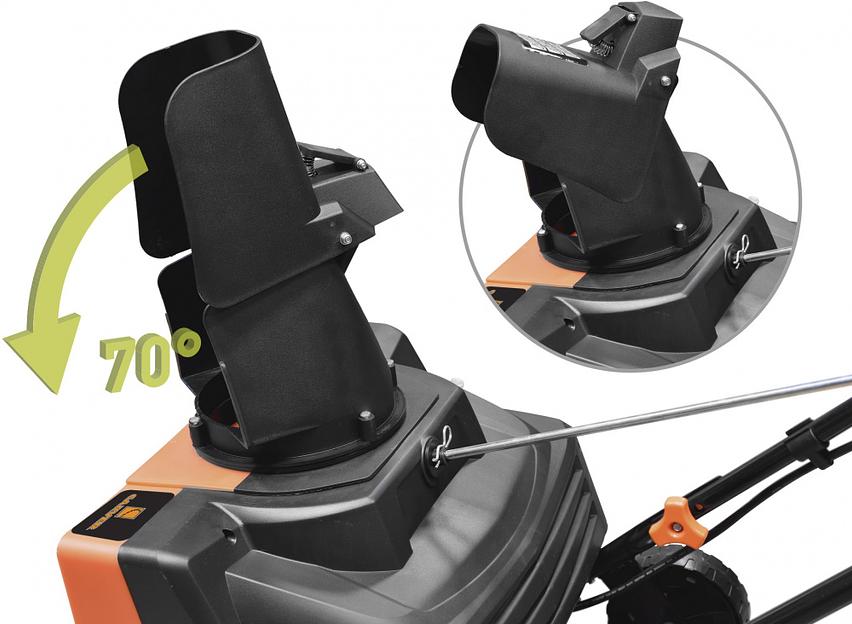 Снегоуборщик электрический Carver STE 2146 2.1кВт фото 3