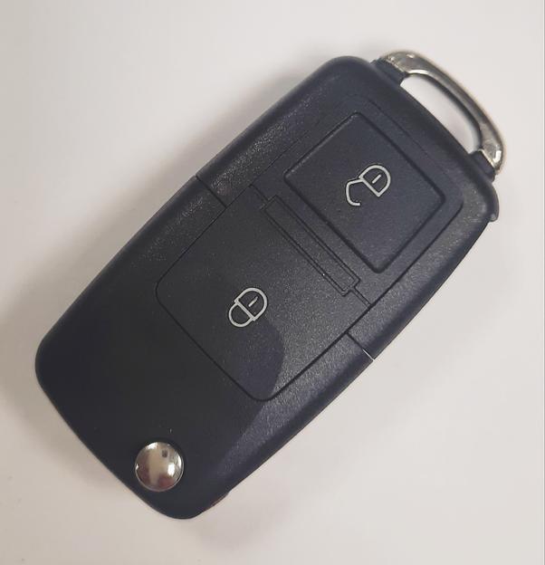 Корпус ключа VOLKSWAGEN выкидушка 2 кнопки фото 1