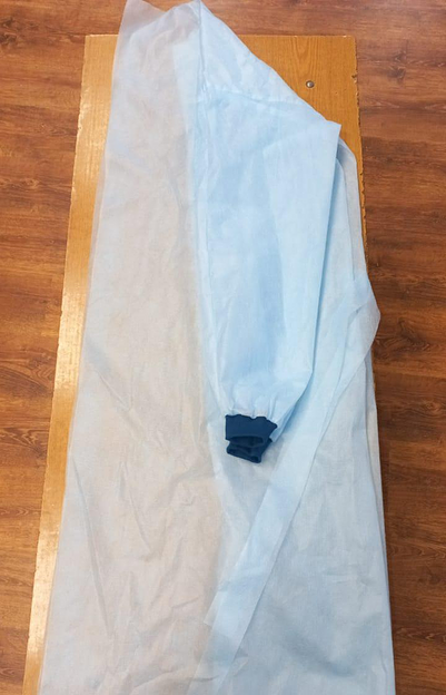 Халат одноразового использования спанбонд 30 г/м² фото 3
