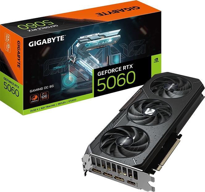 Видеокарта Gigabyte PCI-E 5.0 GV-N5060GAMING OC-8GD 1.0 NVIDIA GeForce RTX 5060 8Gb 128bit GDDR7 3840/28000 HDMIx1 DPx3 HDCP Ret фото 10