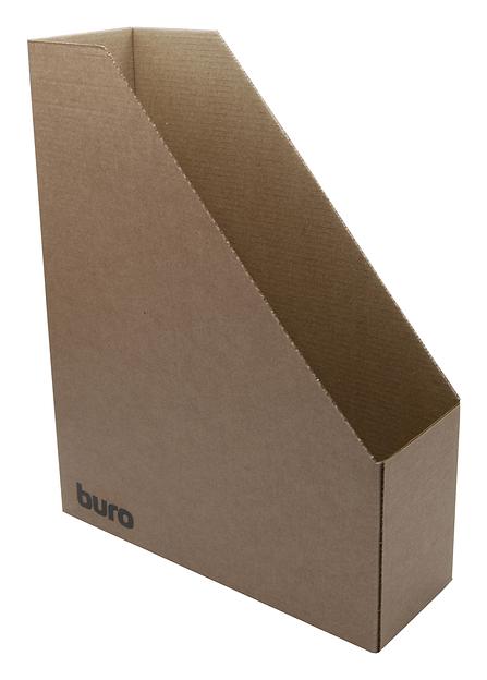 Лоток вертикальный Buro ЛВ-75B микрогофрокартон корешок 75мм A4 325x250x75мм бурый фото 3
