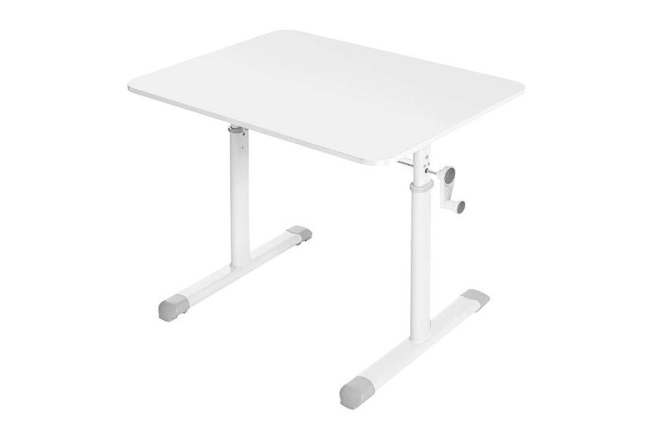 Defender Офисный стол Legend бел,80*60,В 63-86см,ручной_1 фото 1