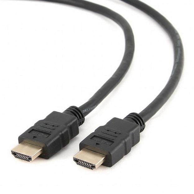 Кабель Cablexpert HDMI CC-HDMI4-15, 19M/19M, v2.0, медь, позол.разъемы, экран, 4.5м, черный, пакет фото 1