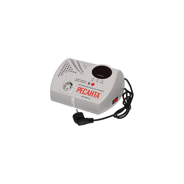 Стабилизатор напряжения Ресанта АСН-500 Н/1-Ц, серый [63/6/9] фото 1