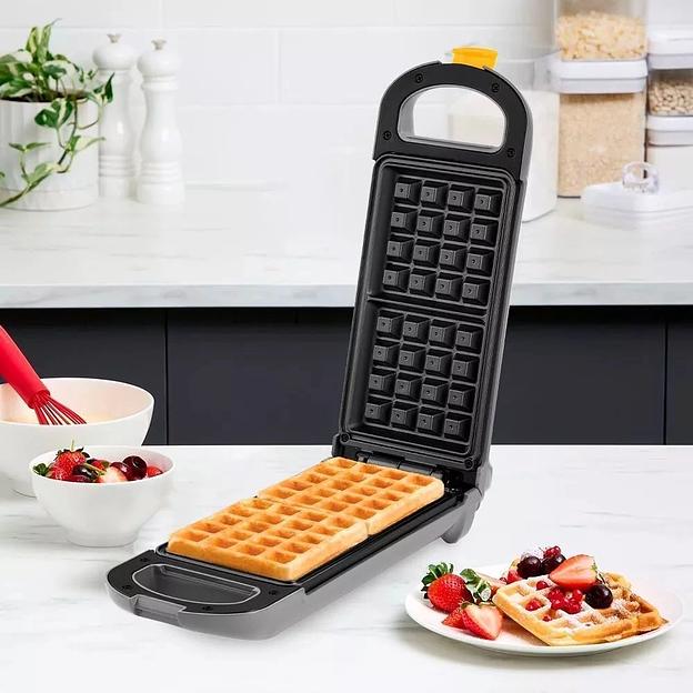 Вафельница Kitfort КТ-1690 700Вт черный/черный фото 5