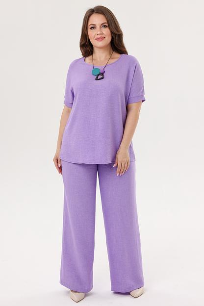 Брюки женские  121/18/Сиреневый  фото 2