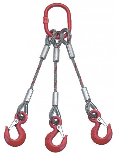 Четырехветвевой строп канатный 4СКзп-0,63 ТН, 8 м фото 1