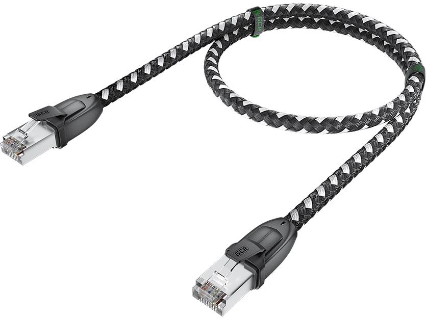 GCR Патч-корд PROF прямой 5.0m, UTP медь кат.6, STRONG черно-белый нейлон, ethernet high speed 10 Гбит/с, T568B, GCR-52779 Greenconnect RJ45(m) - RJ45(m) Cat. 6 UTP нейлон 5.0м чёрно-белый (GCR-52779) фото 5