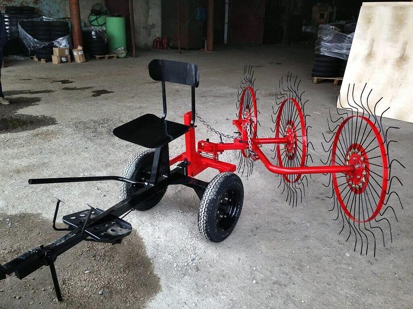 Ворошилка колесно-пальцевая ВМ-3 для мотоблока фото 3