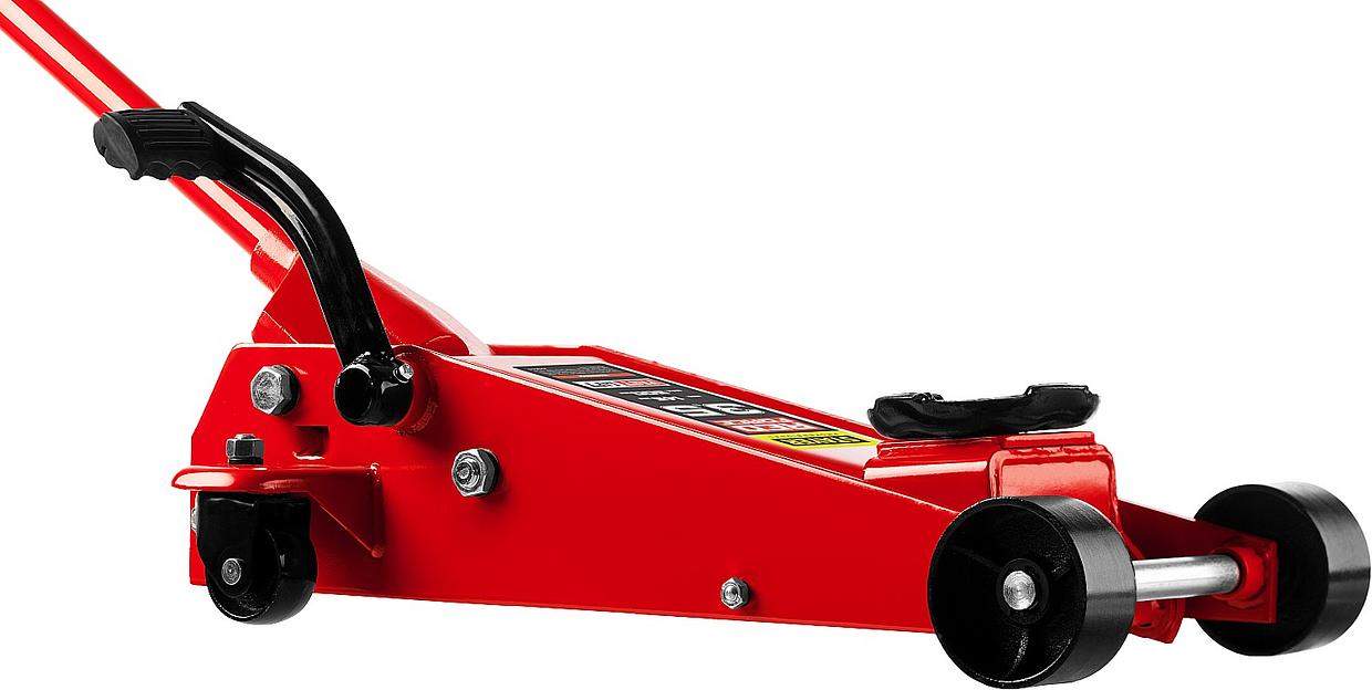 STAYER F-35 RED FORCE, 3.5 т, 145 - 500 мм, подкатной домкрат с быстрым и высоким подъемом для СТО, Professional (43155-3.5) фото 6