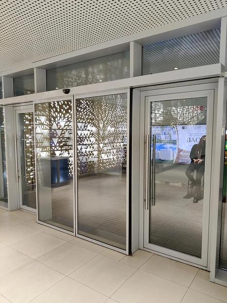 Автоматическая система узкопрофильных (Flex) раздвижных дверей Dorma ОПТ фото 1