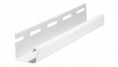 J-профиль Fineber к фасадной панели белый 3 м фото 1