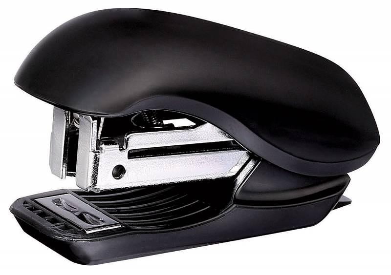 Степлер ручной Kw-Trio 056C3 mini Dolphin 24/6 26/6 (15листов) встроенный антистеплер ассорти 50скоб металл/пластик фото 1