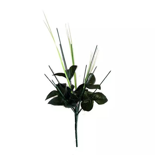 Подбукетник 10 голов 8 земляничных листов 3 осоки 38см 006-014/021 фото 2