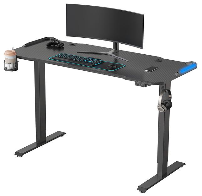 Стол Cactus CS-EDL-GBK столешница МДФ черный каркас черный фото 7