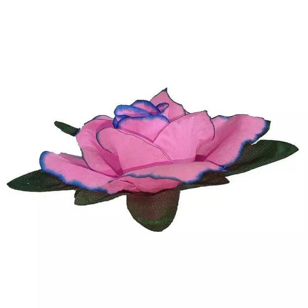 Головка розы Ишу с листом 4сл 17,5см 457АБВ-л072-201-191-173 1/14 фото 1