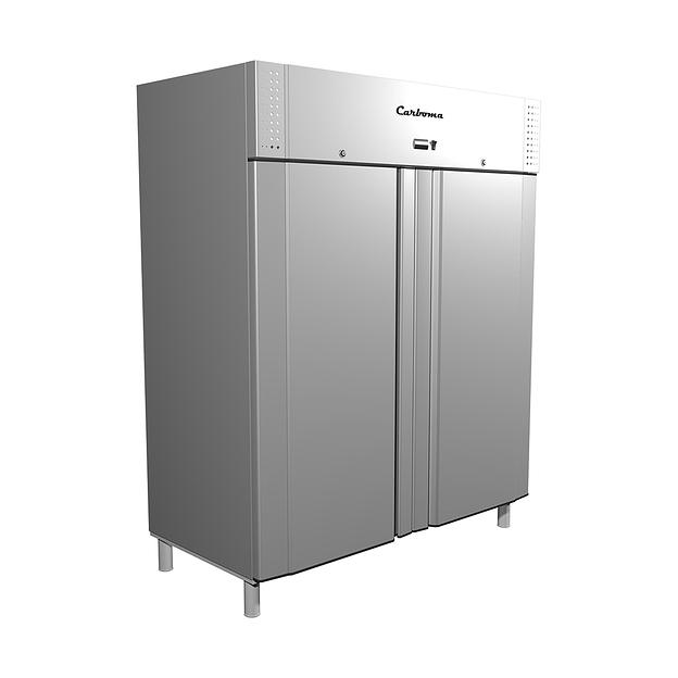 Шкаф холодильный Carboma RF1120 INOX универсальный фото 1