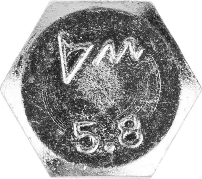 ЗУБР ГОСТ 7798-70, кл. пр. 5.8, M12 х 60 мм, цинк, 5 кг, болт (303080-12-060) фото 2