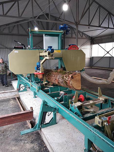 Ленточная пилорама «Авангард-ЛП-80 S.E.N.» c механизированными направляющими фото 7