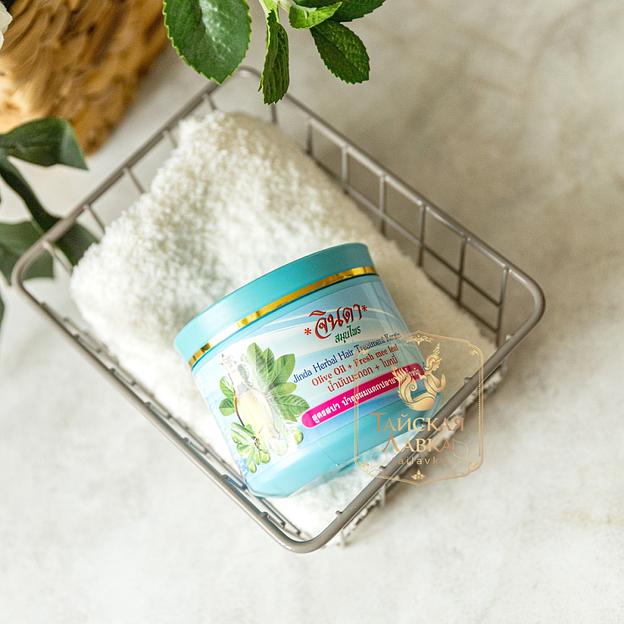 Маска д/волос кератиновая с оливковым маслом «Джинда» ОПТ фото 1