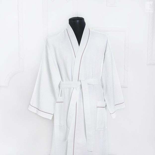 Халат вафельный Кимоно / Шаль ОПТ фото 2