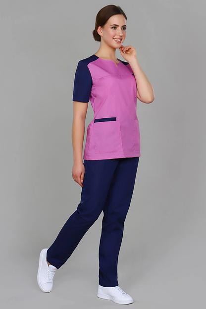 Костюм хирургический женский DB4-60-01-1, 27+28, опт фото 2