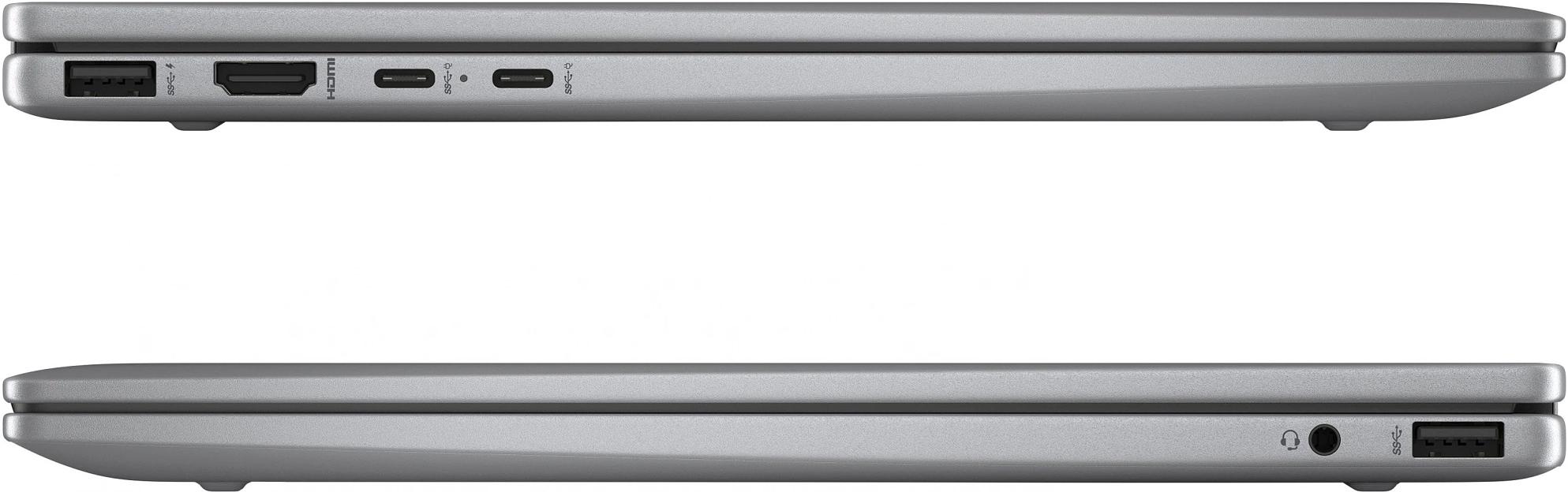 Ноутбук HP Envy x360 14-fa0011ci Ryzen 5 8640HS 16Gb SSD512Gb AMD Radeon Graphics 14" IPS Touch WUXGA (1920x1200) Windows 11 Home silver WiFi BT Cam (B18GYEA) фото 7