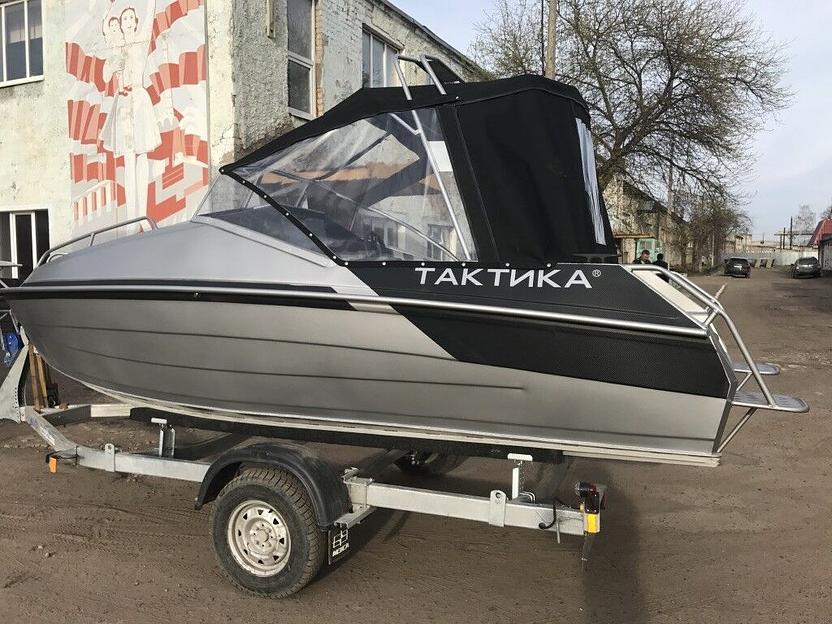 Алюминиевый каютный катер Тактика 550 Cruise, 550*220*100 см фото 2